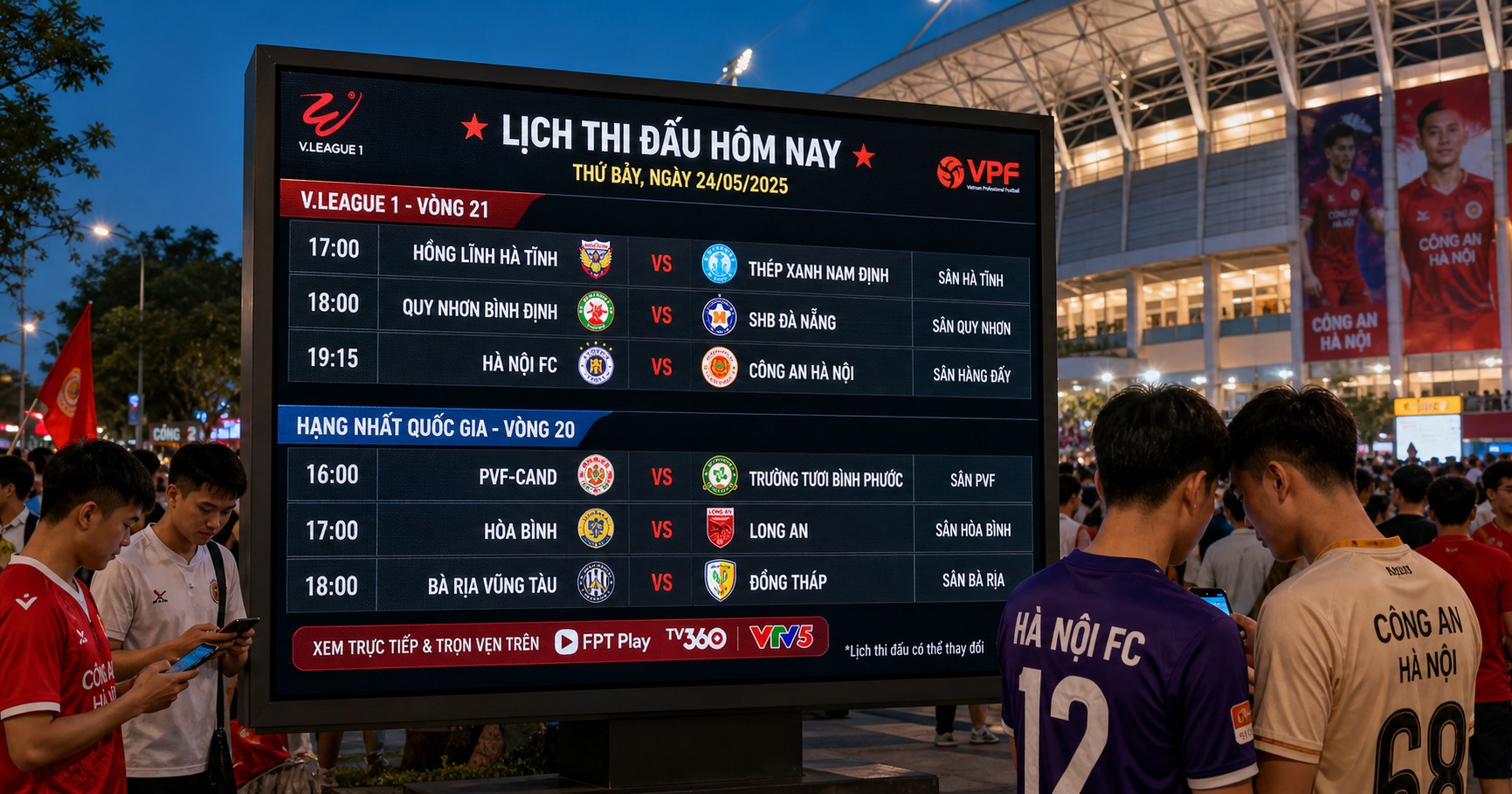 Cập Nhật Lịch Bóng Đá Hôm Nay Chính Xác và Đầy Đủ Nhất - image 2
